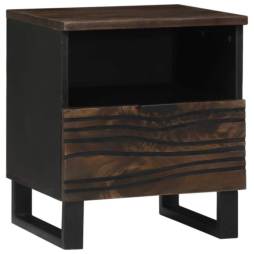 Bedside Cabinet 2 pcs Walnut 40 x 33 x 46 cm Engineered Wood