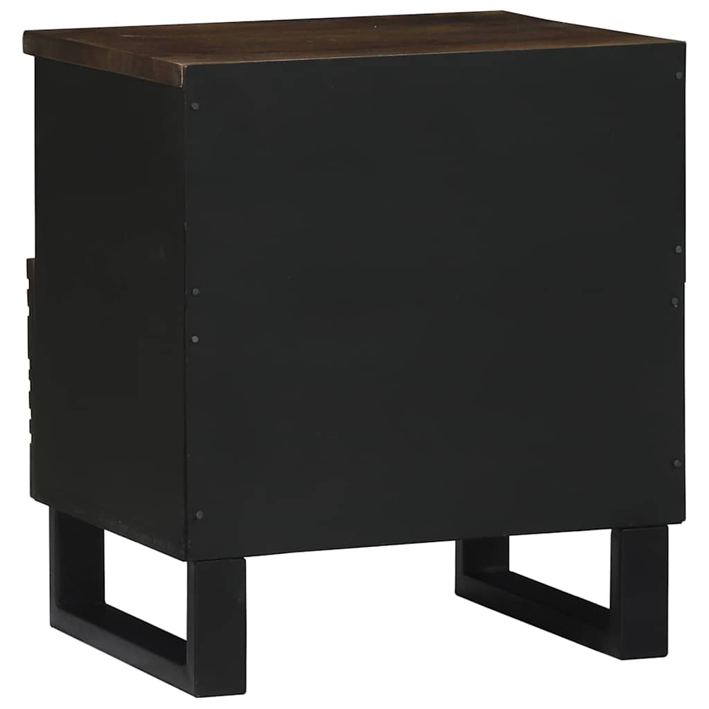 Bedside Cabinet 2 pcs Walnut 40 x 33 x 46 cm Engineered Wood