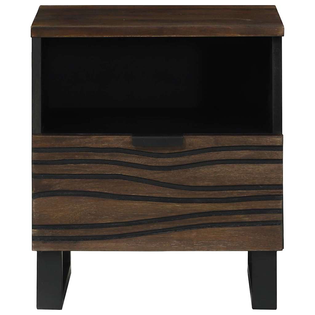 Bedside Cabinet 2 pcs Walnut 40 x 33 x 46 cm Engineered Wood