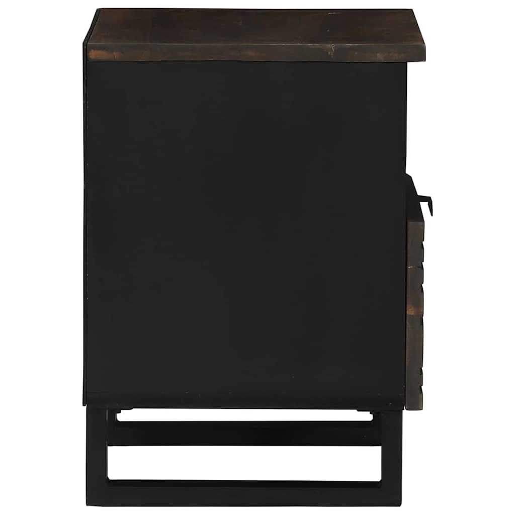 Bedside Cabinet 2 pcs Walnut 40 x 33 x 46 cm Engineered Wood