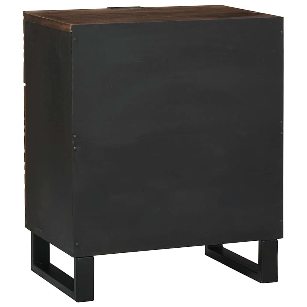 Bedside Cabinet Walnut 50 x 33 x 60 cm Engineered Wood
