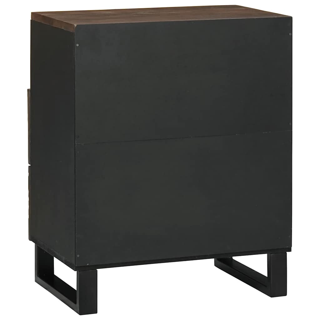 Bedside Cabinet Walnut 50 x 33 x 62 cm Engineered Wood