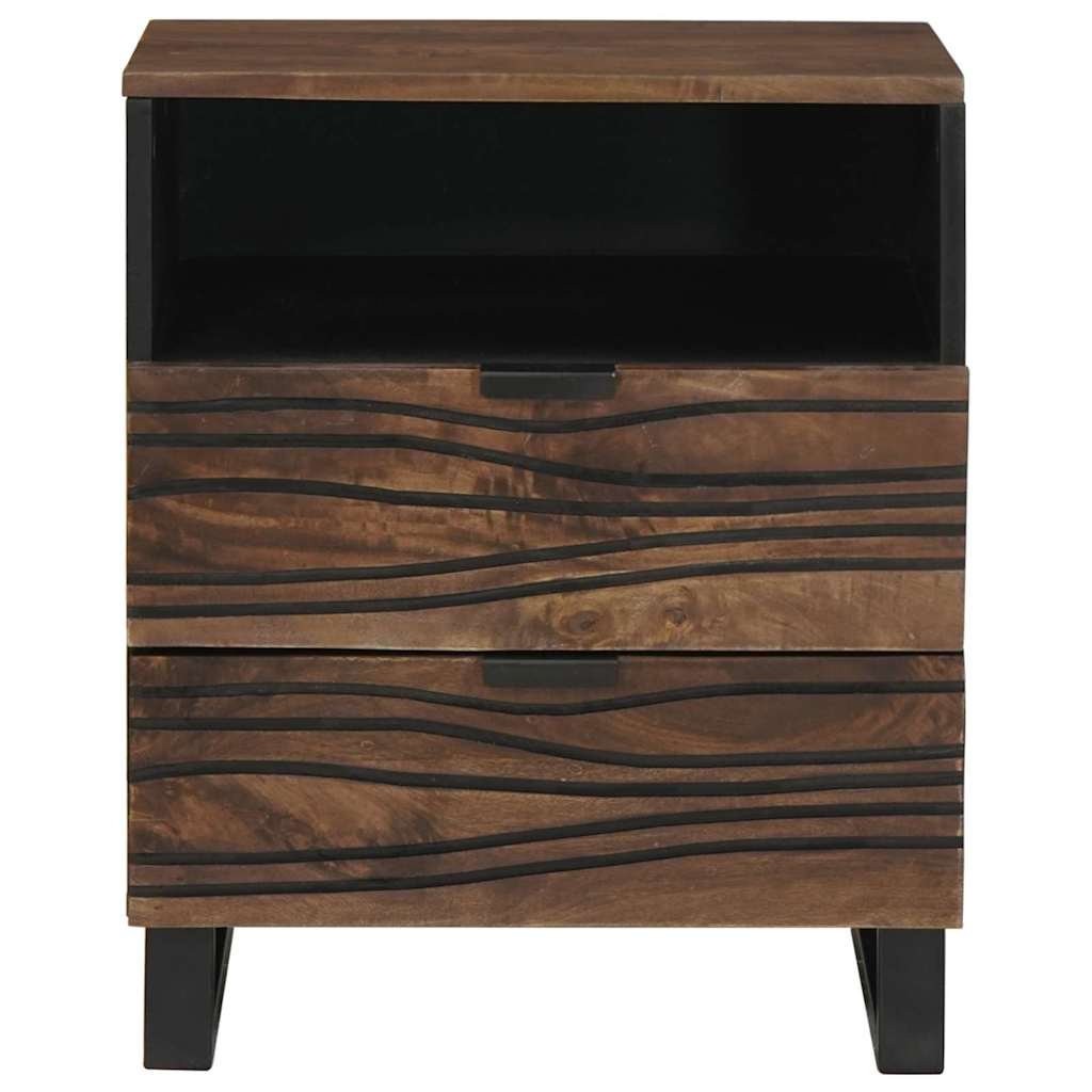 Bedside Cabinet Walnut 50 x 33 x 62 cm Engineered Wood
