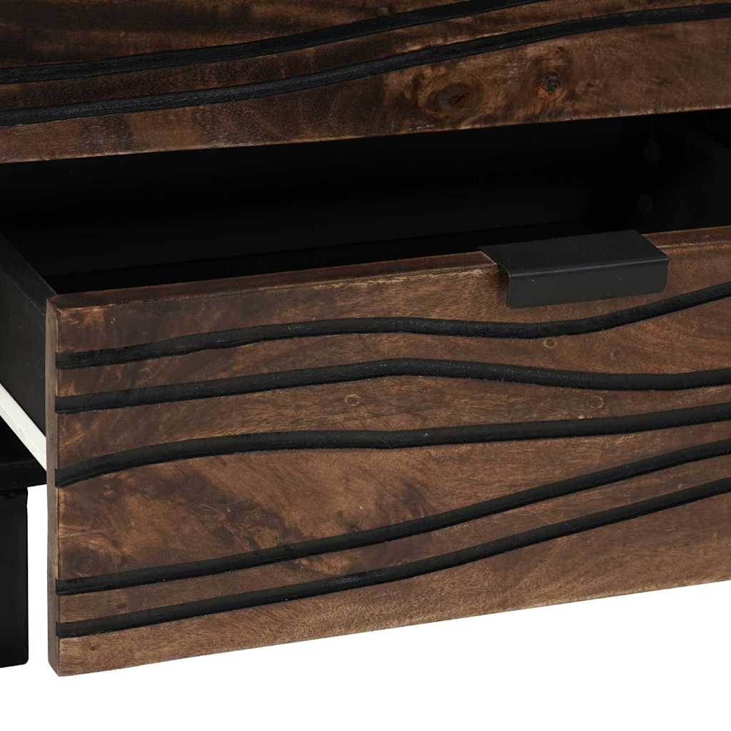 Bedside Cabinet Walnut 50 x 33 x 62 cm Engineered Wood
