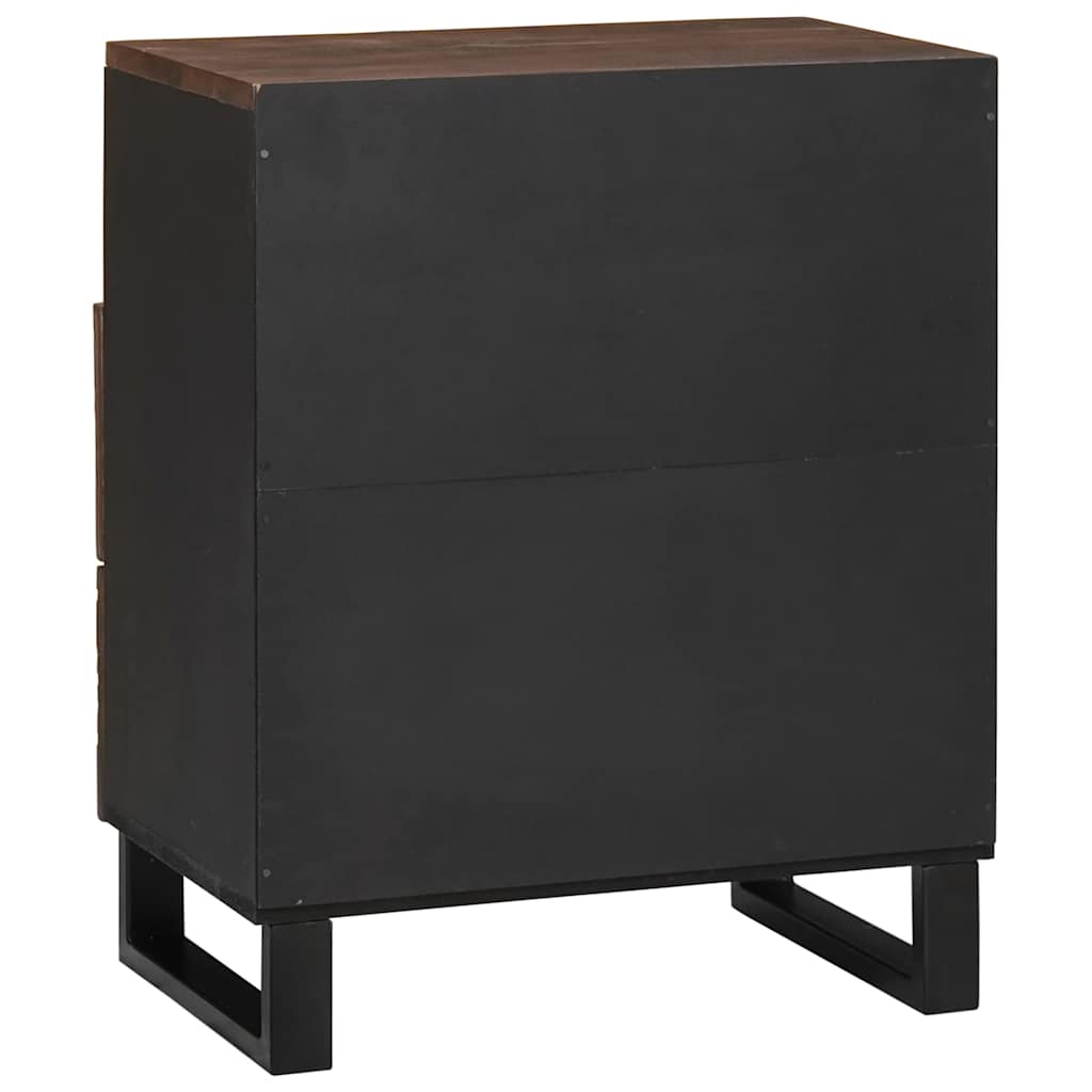 Bedside Cabinet Walnut 50 x 33 x 62 cm Engineered Wood