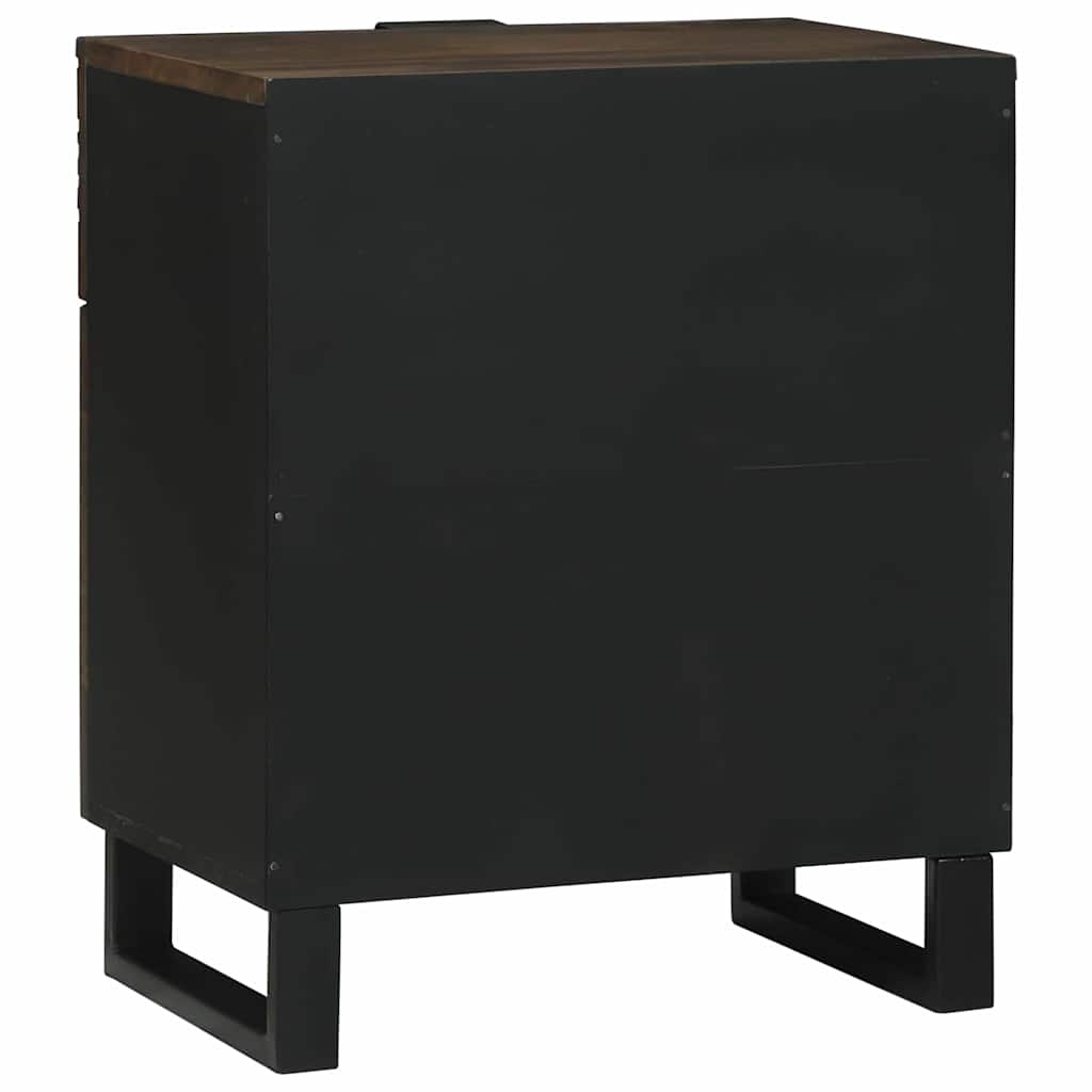 Bedside Cabinet Walnut 50 x 33 x 60 cm Engineered Wood