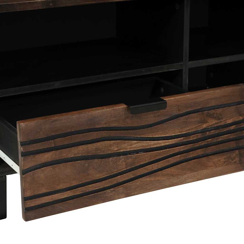 TV Units with Drawer Walnut 80 x 33 x 46 cm Engineered wood
