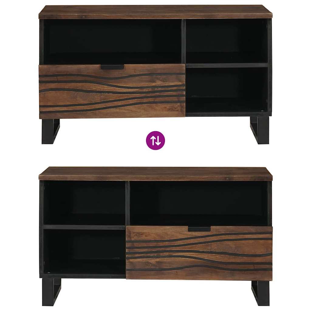 TV Units with Drawer Walnut 80 x 33 x 46 cm Engineered wood