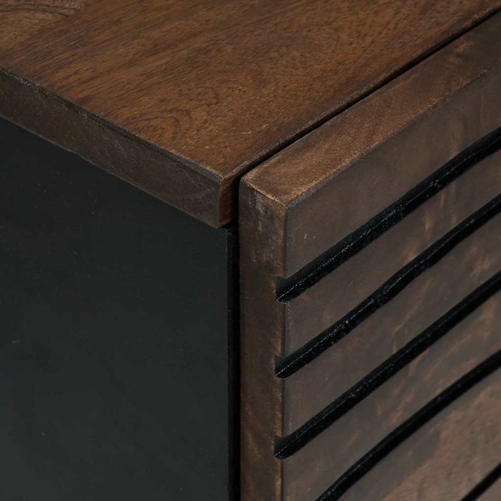 Sideboard with Drawer Brown 40 x 33 x 75 cm Solid mango wood