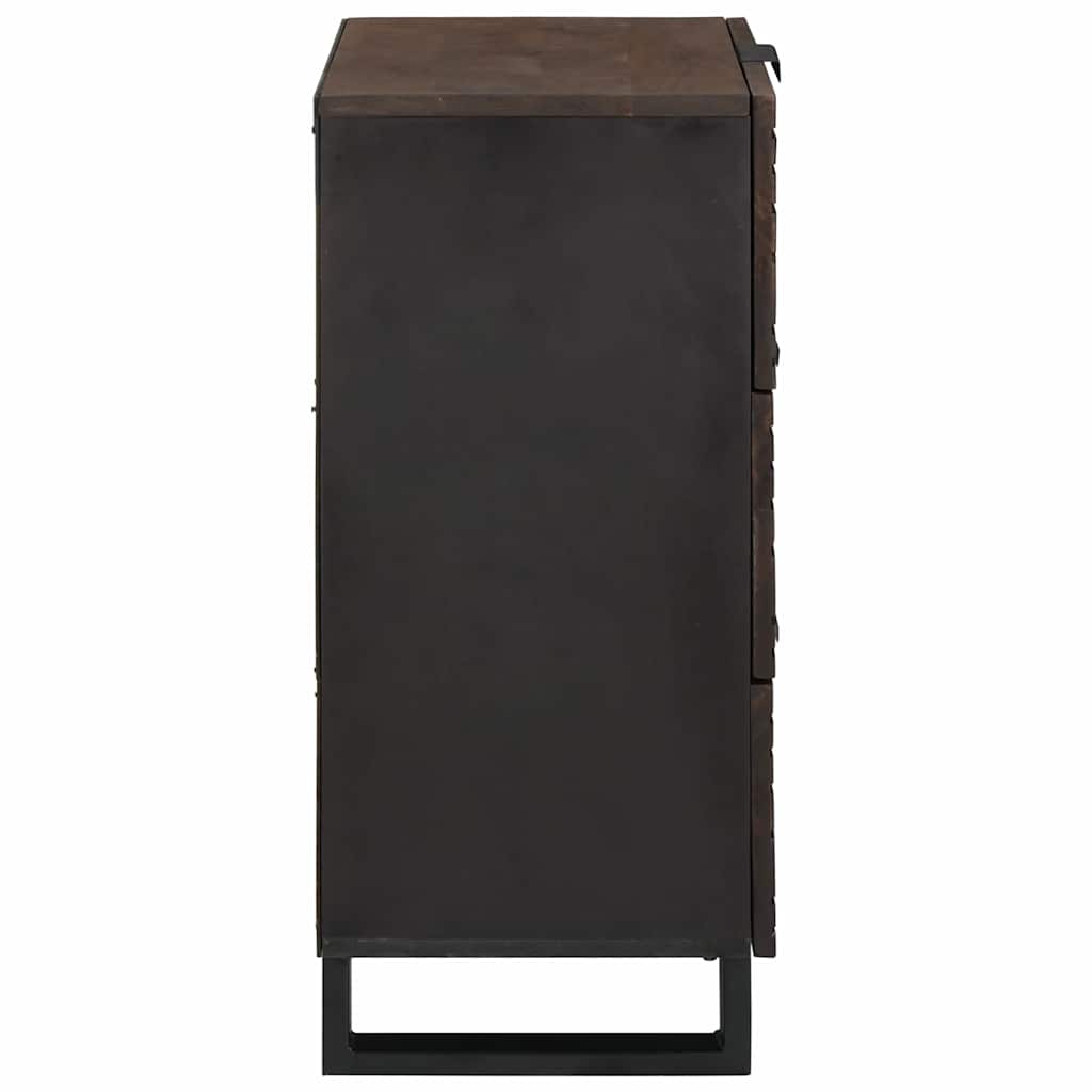 Sideboard with Drawer Brown 40 x 33 x 75 cm Solid mango wood