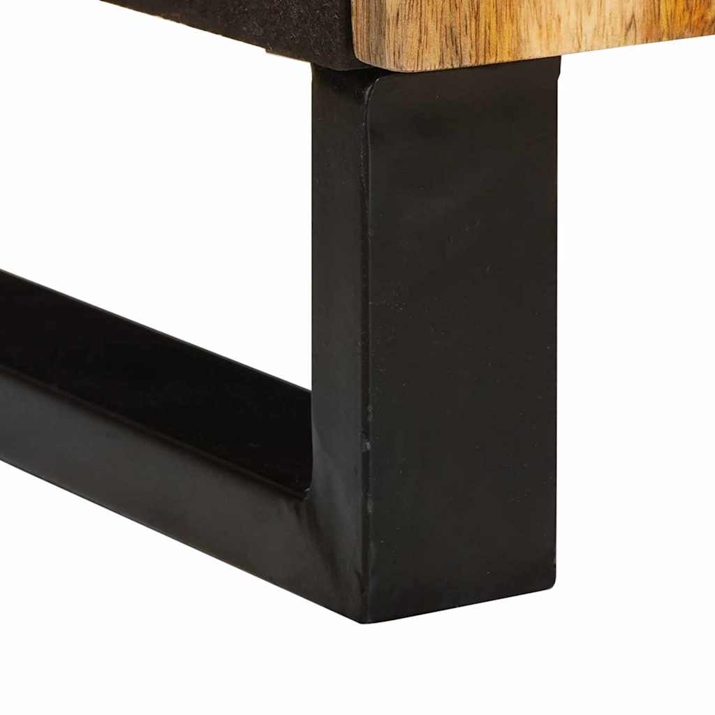 TV Cabinet with Drawer Brown 70 x 33x 46 cm Solid Mango Wood