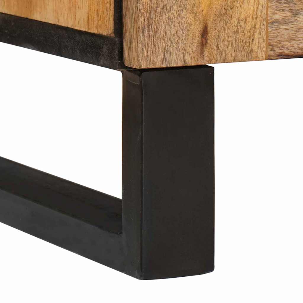 Bedside Cabinet Natural 50 x 33 x 60 cm Solid Mango Wood
