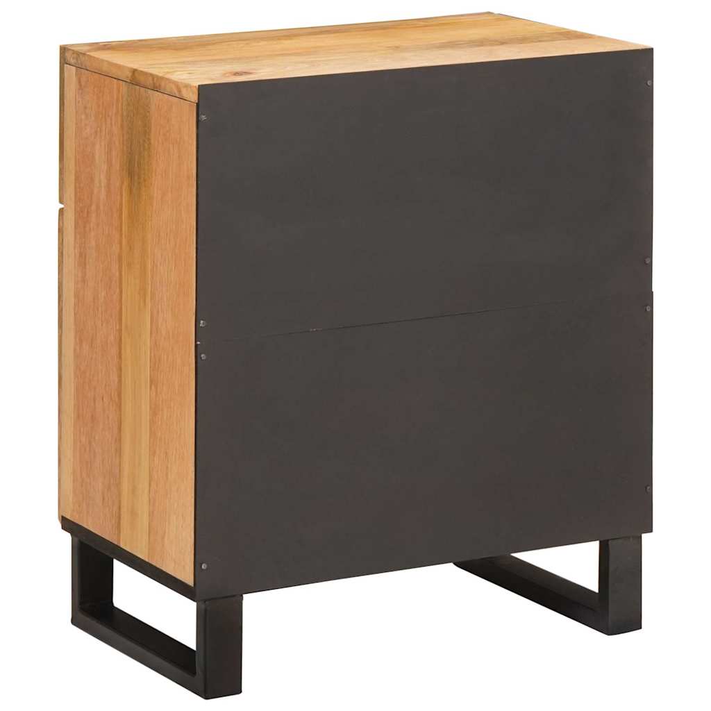 Bedside Cabinet Natural 50 x 33 x 60 cm Solid Mango Wood