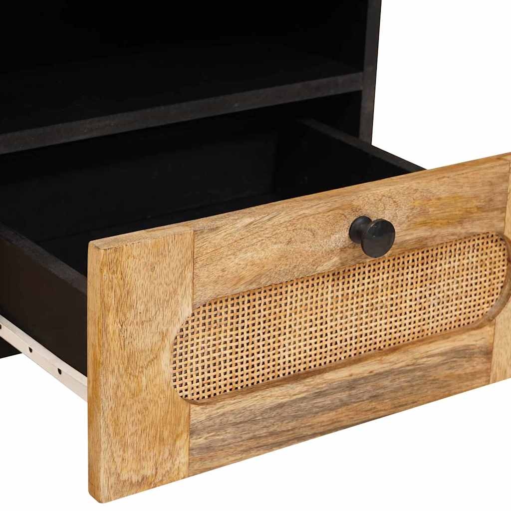 Coffee Table Artisan Oak 80 x 54 x 40 cm Solid Mango Wood