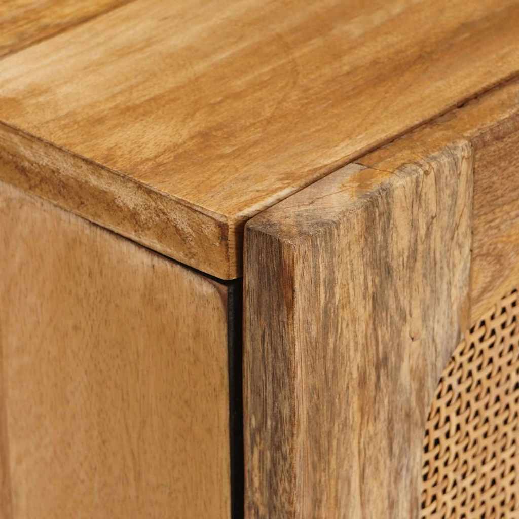 TV Cabinet with Drawer Brown 105 x 33 x 46 cm Solid Mango Wood