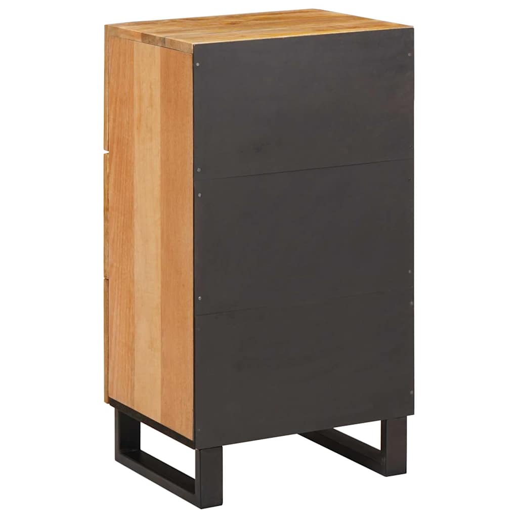 Sideboard with Drawer Brown 40 x 33 x 75 cm Solid Mango Wood