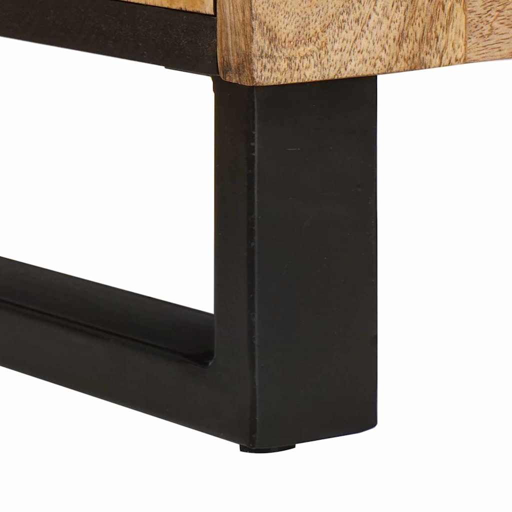 Sideboard with Storage Brown 40 x 33 x 75 cm Solid Mango Wood