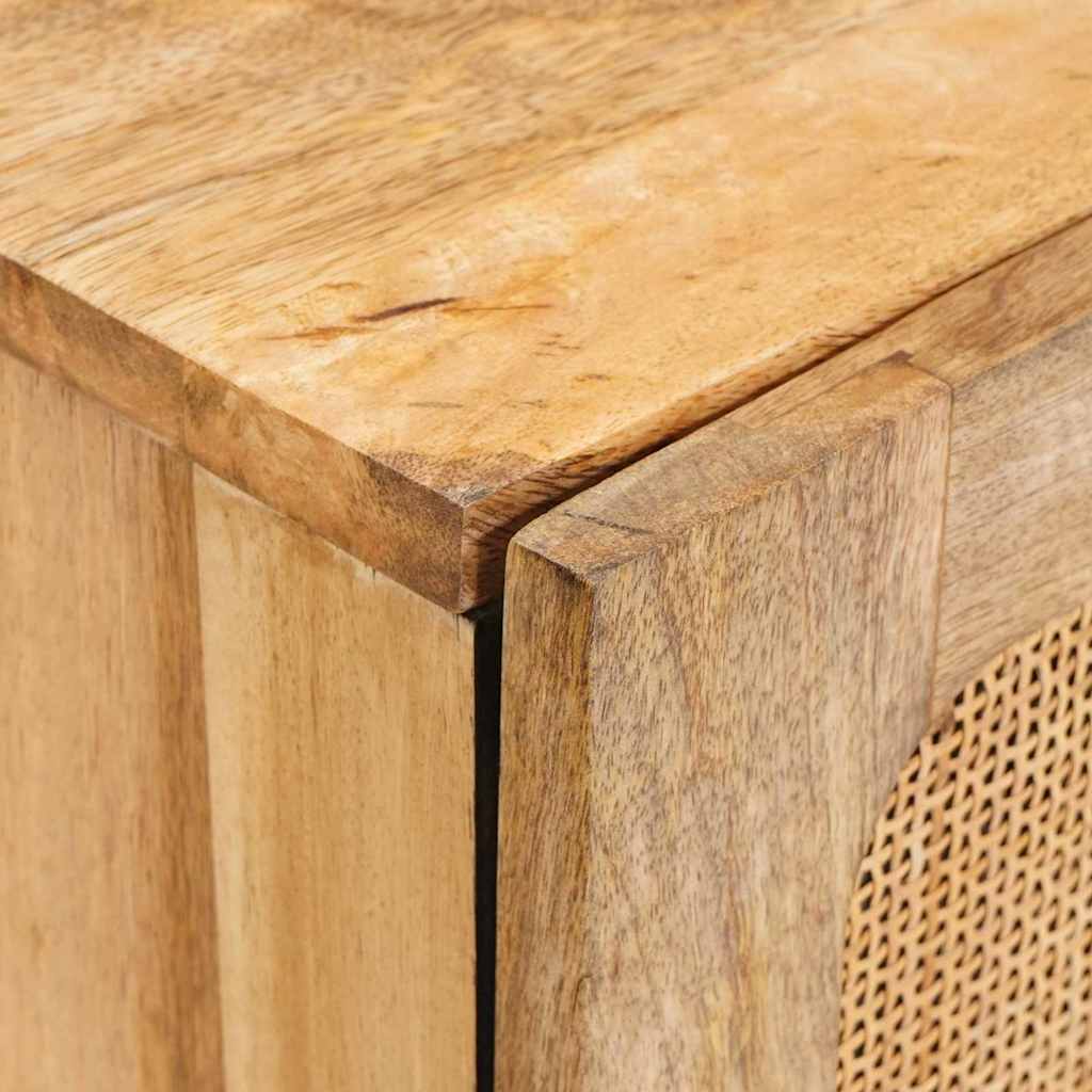 Sideboard with Storage Brown 40 x 33 x 75 cm Solid Mango Wood