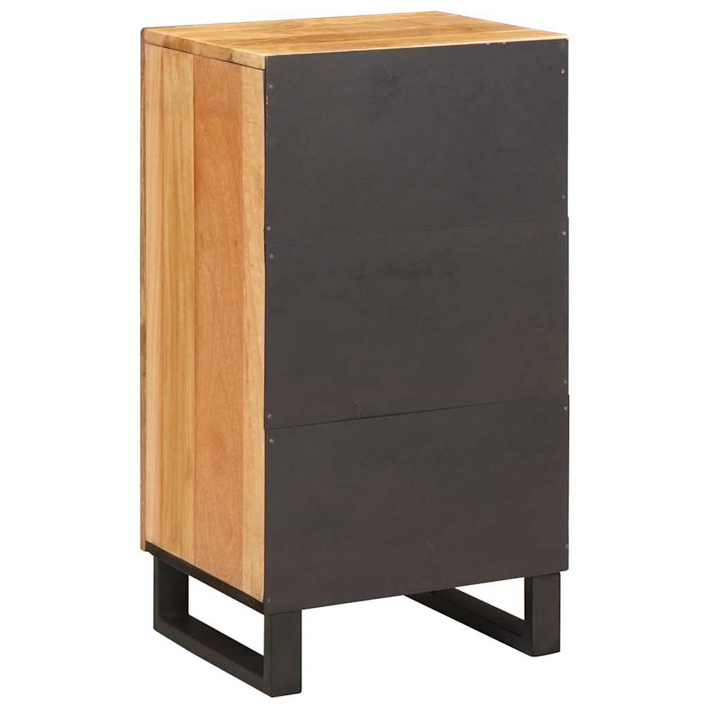 Sideboard with Storage Brown 40 x 33 x 75 cm Solid Mango Wood