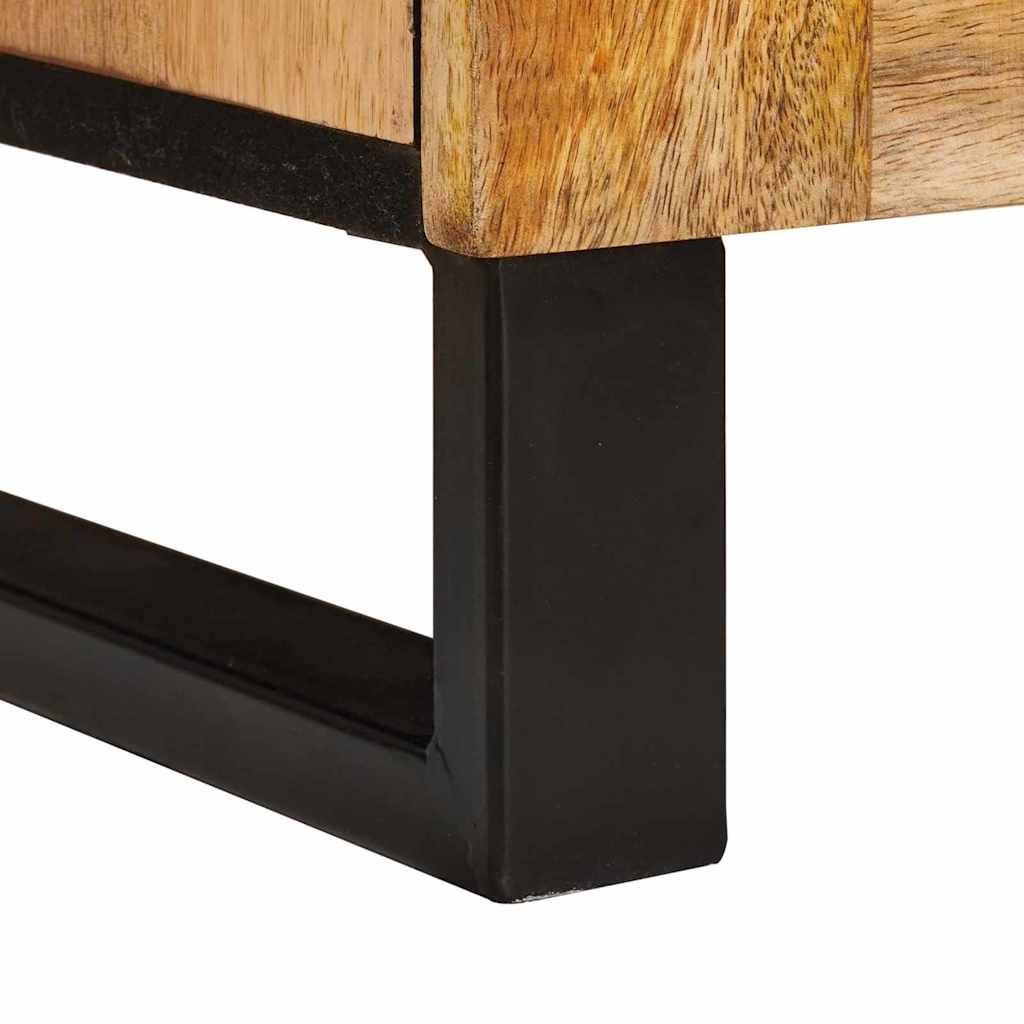 Sideboard with Storage Brown 60 x 33 x 75 cm Solid Mango Wood