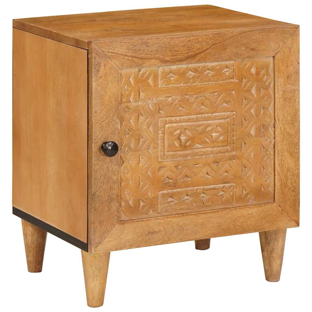 Bedside Cabinet Light Brown 80 x 50 x 40 cm Engineered Wood