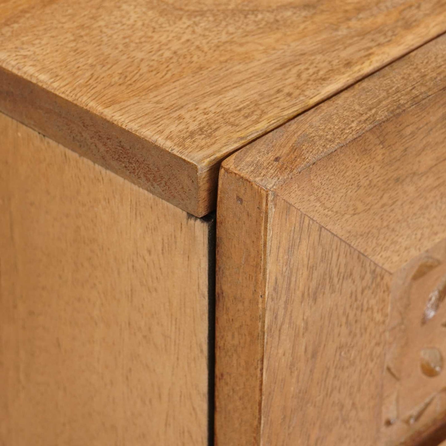 Bedside Cabinet Light Brown 40 x 33 x 46 cm Engineered Wood