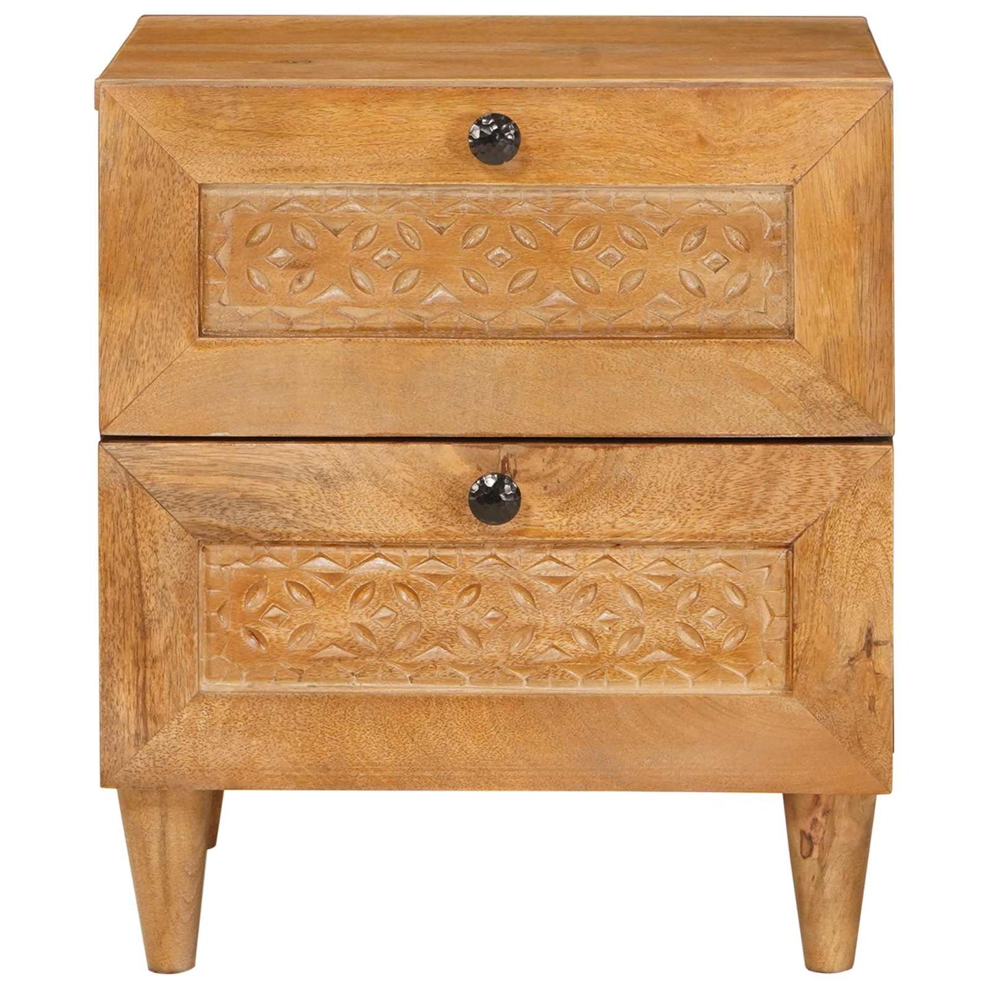 Bedside Cabinet Light Brown 40 x 33 x 46 cm Engineered Wood