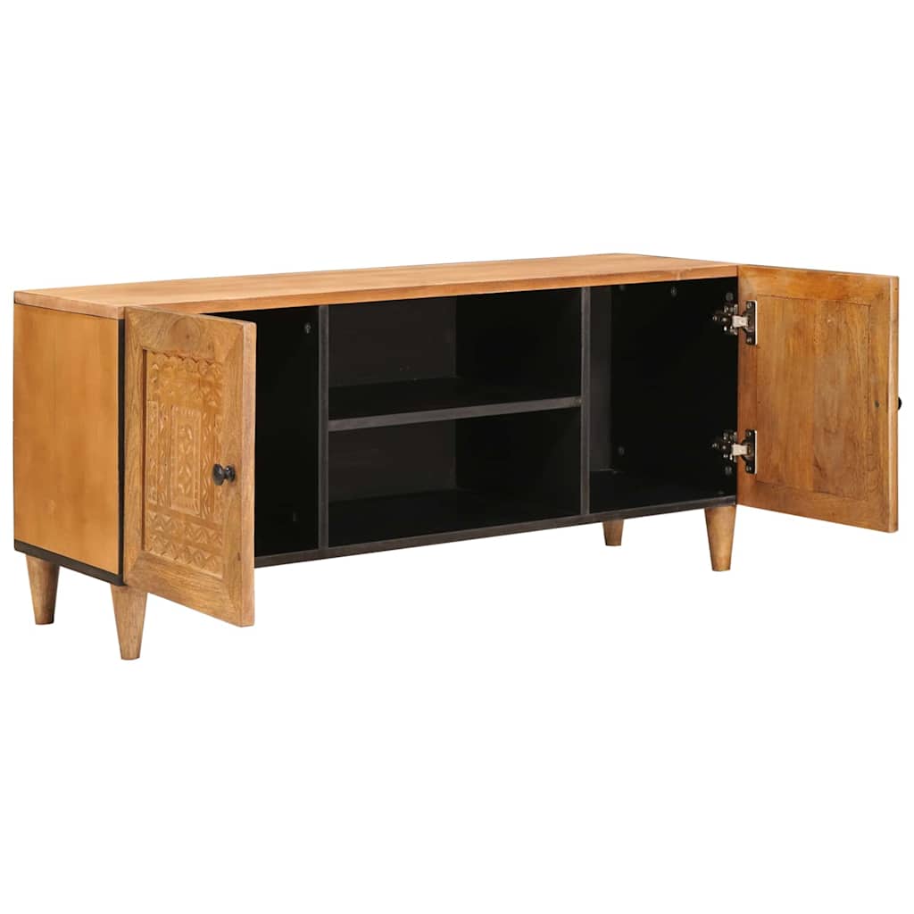 TV Units Light Brown 105 x 33 x 46 cm Solid Mango Wood
