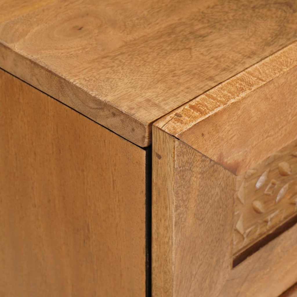 Bedside Cabinet Light Brown 50 x 33 x 60 cm Engineered Wood