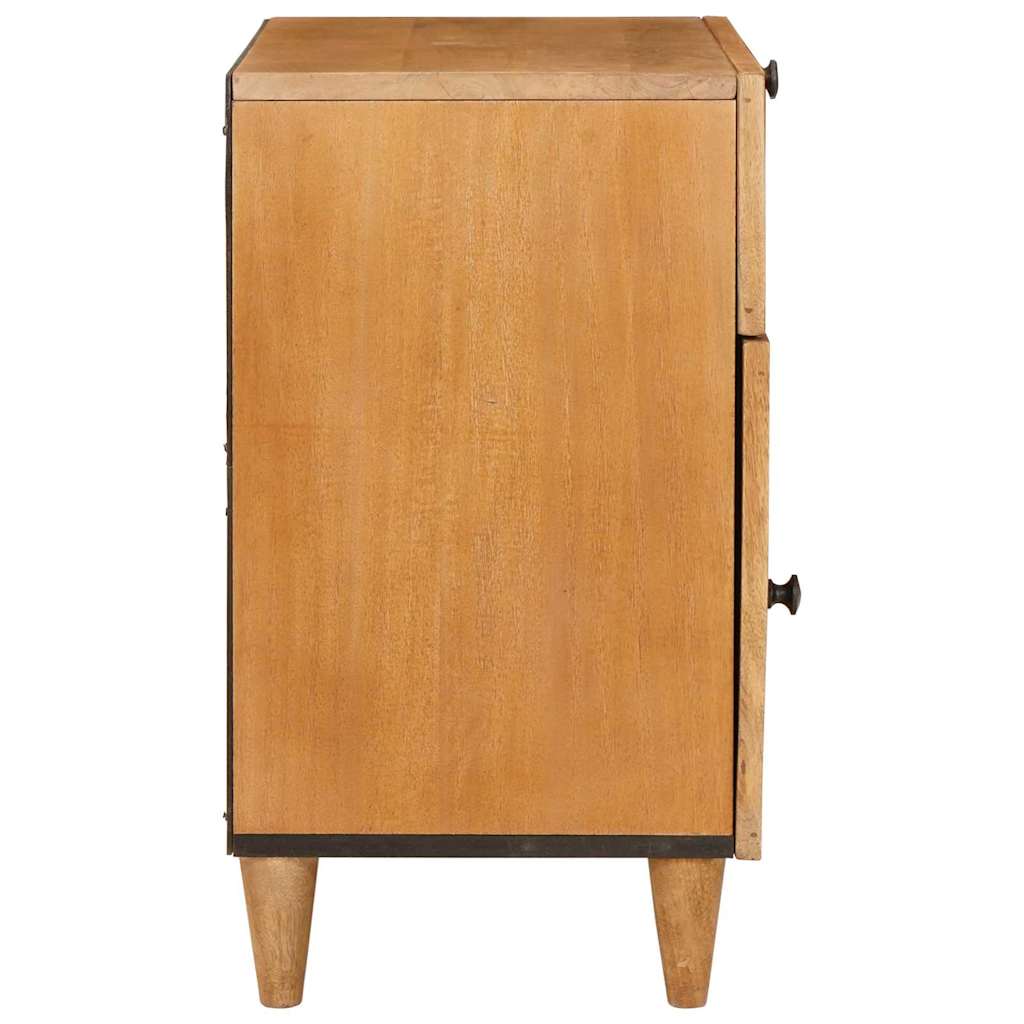 Bedside Cabinet Light Brown 50 x 33 x 60 cm Engineered Wood