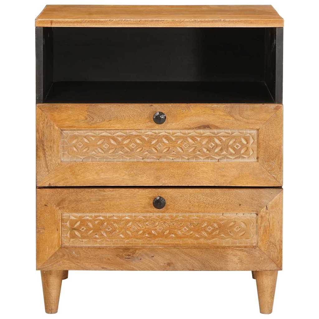 Bedside Cabinet Light Brown 50 x 33 x 62 cm Engineered Wood