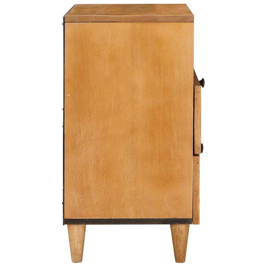 Bedside Cabinet Light Brown 50 x 33 x 62 cm Engineered Wood
