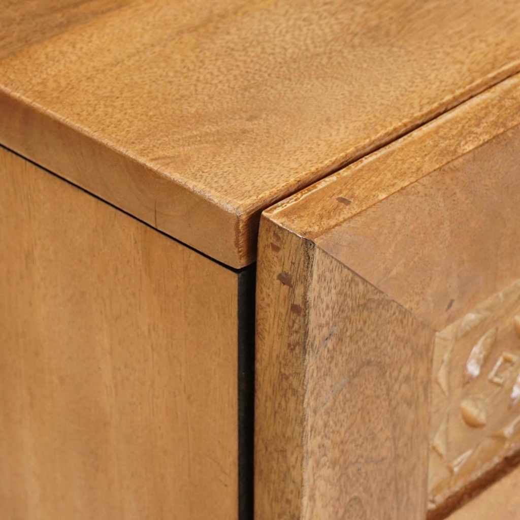 Bedside Cabinet Light Brown 50 x 33 x 60 cm Engineered Wood