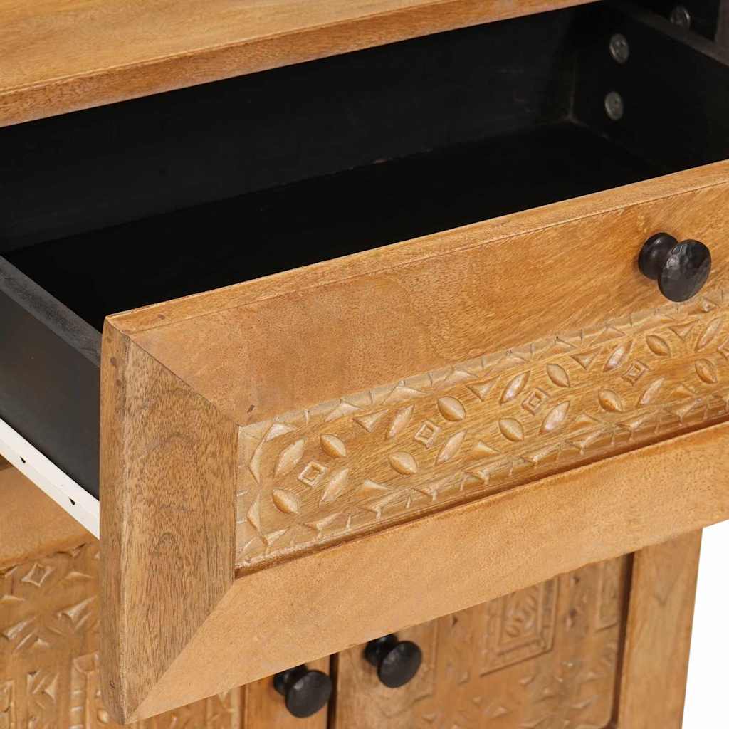 Bedside Cabinet Light Brown 50 x 33 x 60 cm Engineered Wood
