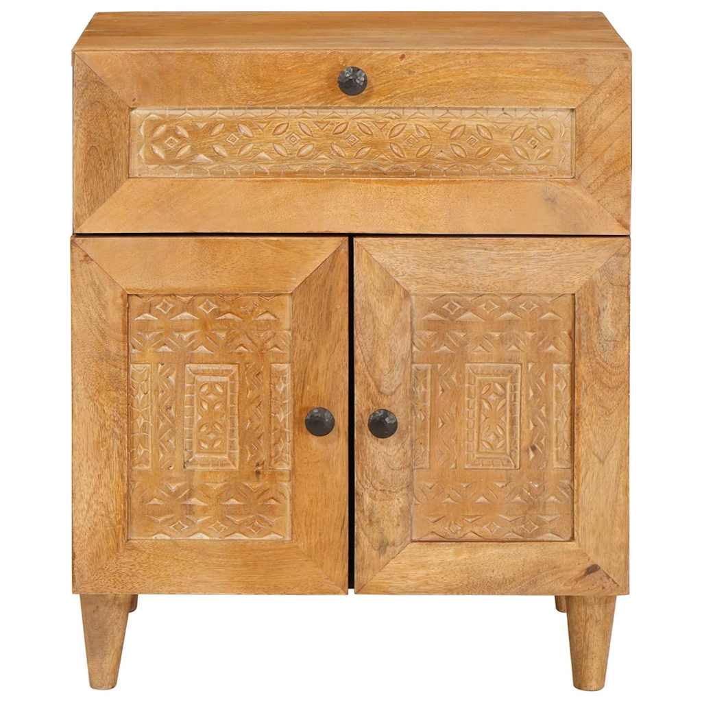 Bedside Cabinet Light Brown 50 x 33 x 60 cm Engineered Wood