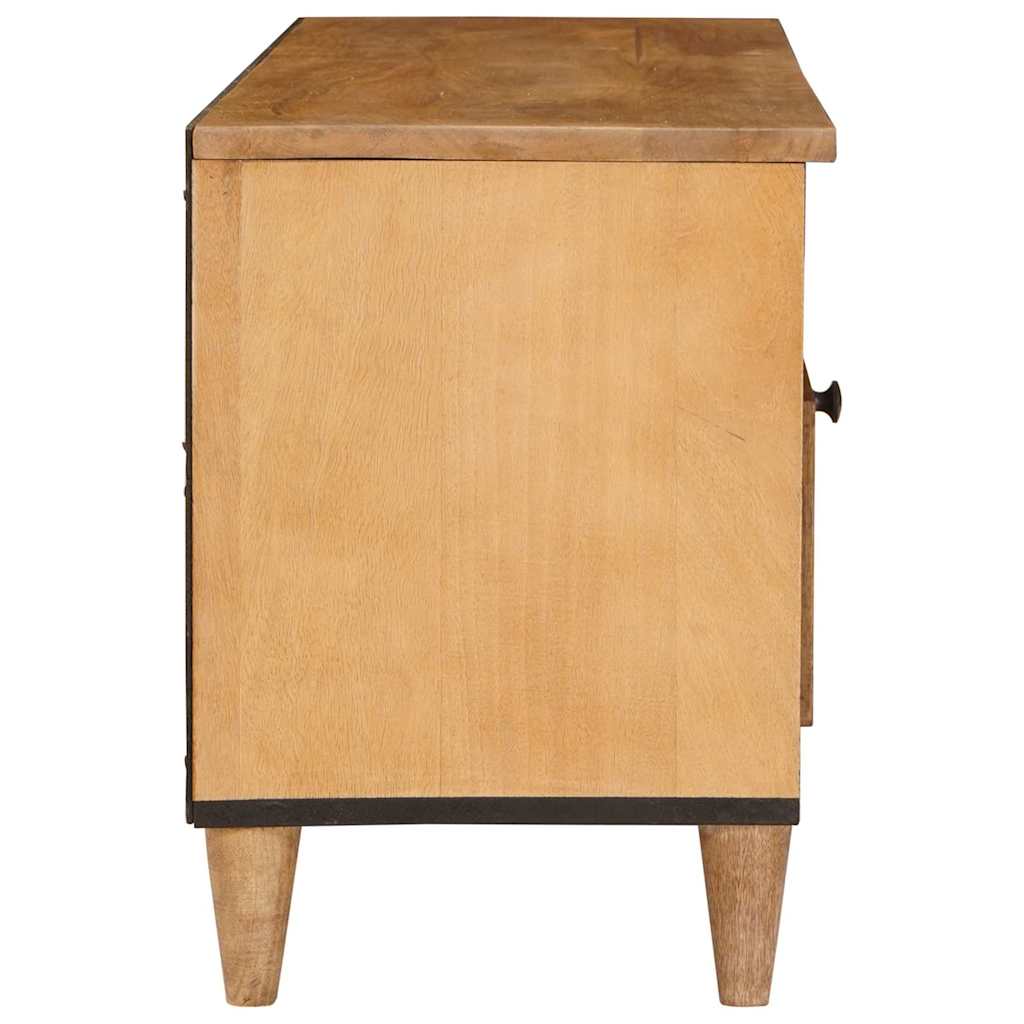 TV Cabinet with Drawer 100 x 33 x 46 cm Solid Mango Wood