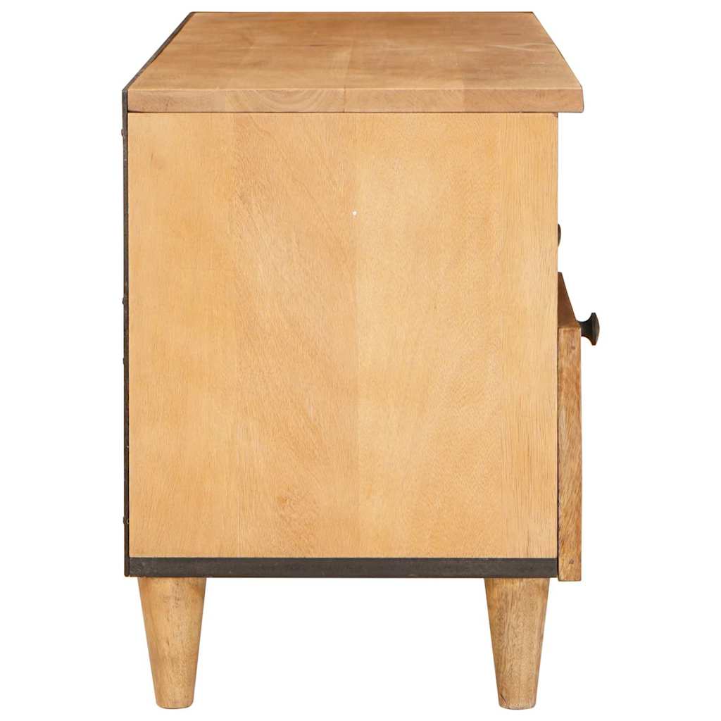 TV Cabinet with Drawer 100 x 33 x 46 cm Solid Mango Wood