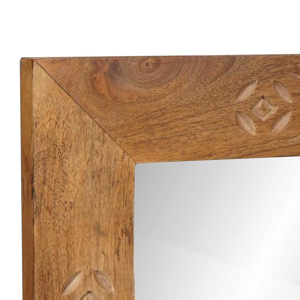 Wall Mirror Rectangular 70 x 50 cm Engineered Wood and Glass