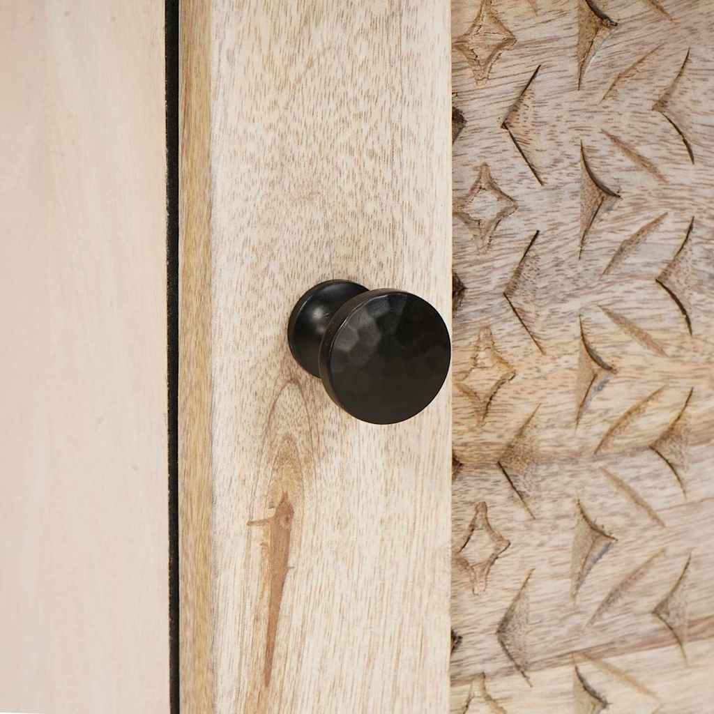 Bedside Cabinet White 80 x 50 x 40 cm Engineered Wood