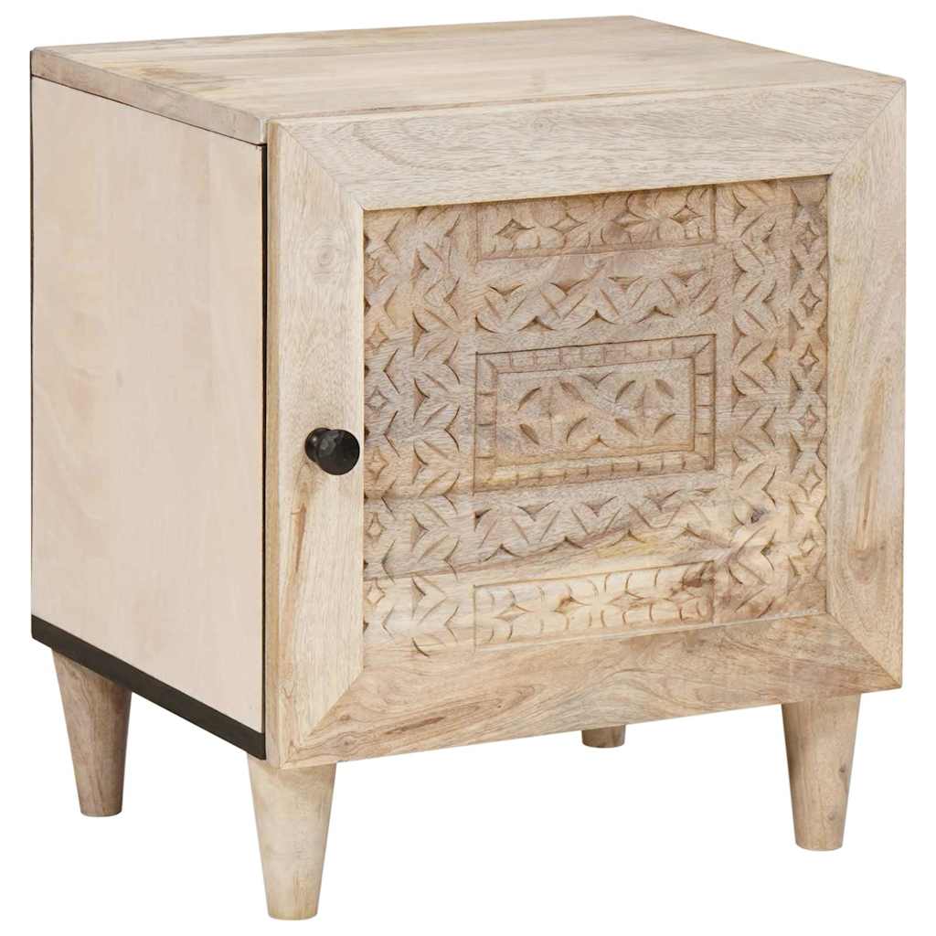 Bedside Cabinet White 80 x 50 x 40 cm Engineered Wood