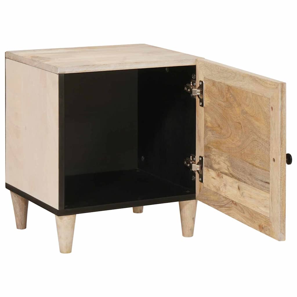 Bedside Cabinet White 80 x 50 x 40 cm Engineered Wood