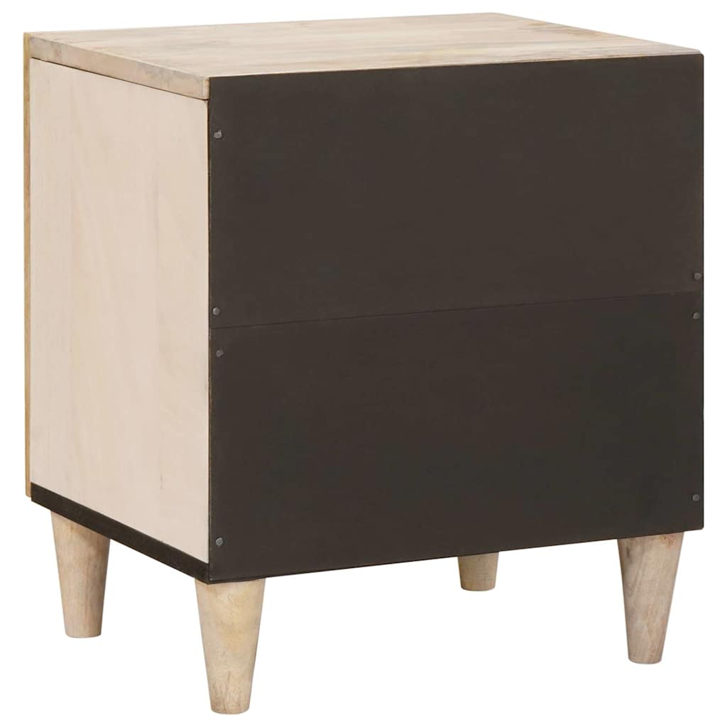 Bedside Cabinet White 80 x 50 x 40 cm Engineered Wood
