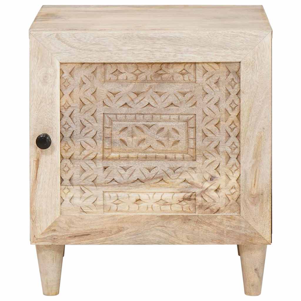 Bedside Cabinet White 80 x 50 x 40 cm Engineered Wood