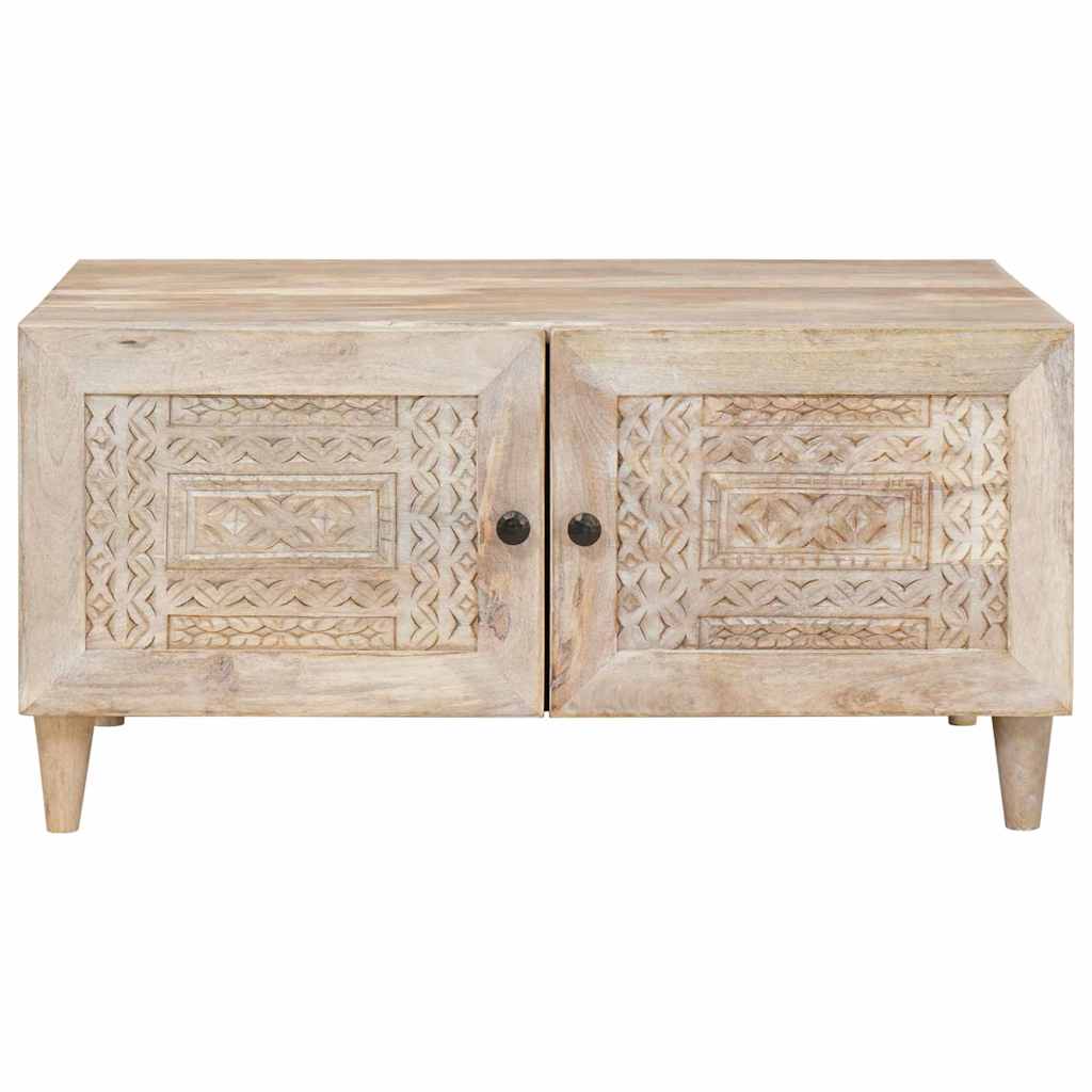 Coffee Table White 80 x 54 x 40 cm Engineered Wood