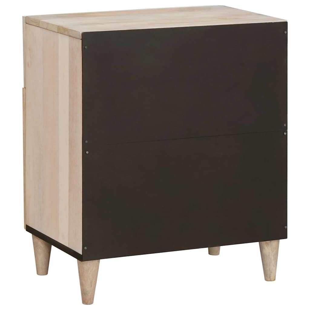 Bedside Cabinet White 50 x 33 x 60 cm Engineered Wood