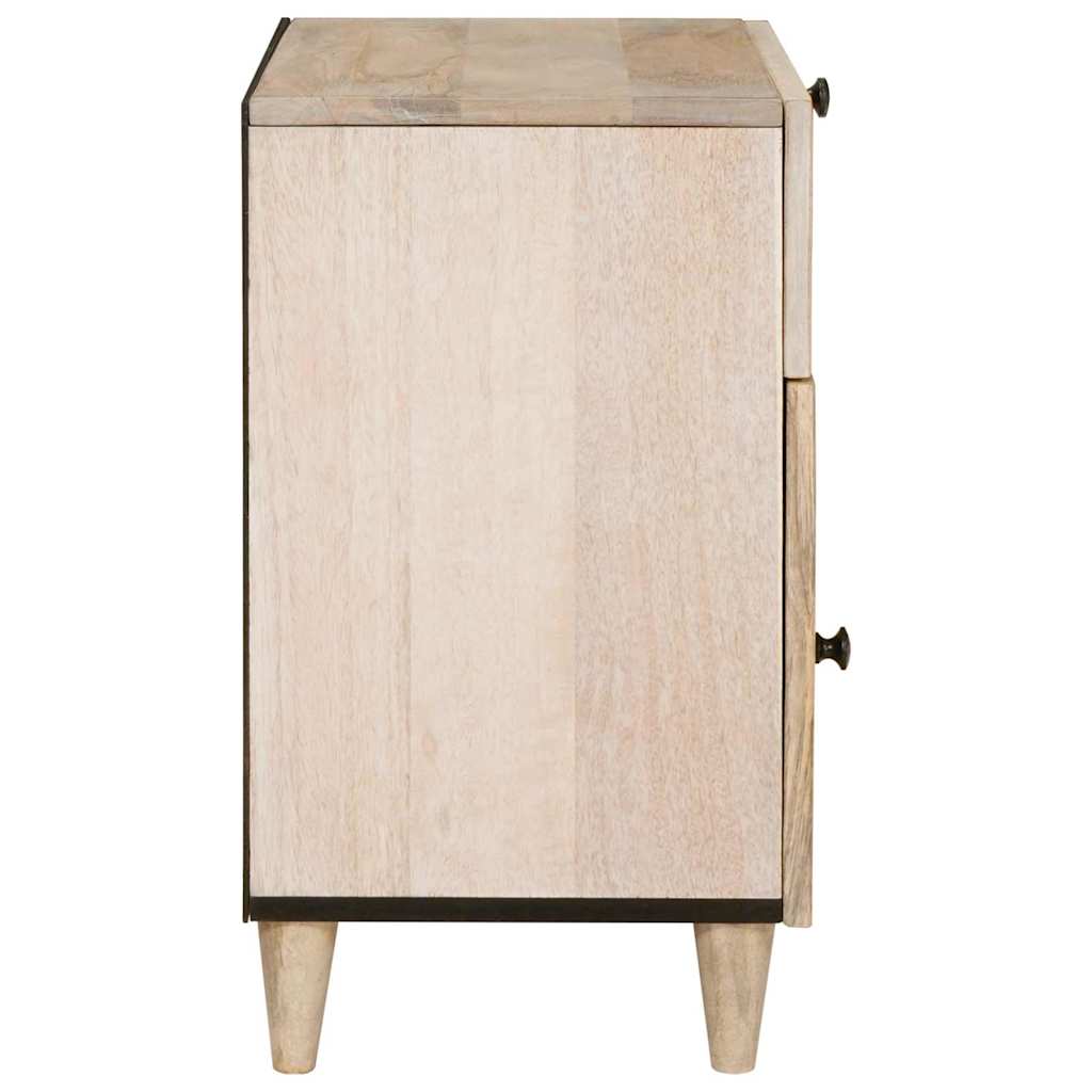 Bedside Cabinet White 50 x 33 x 60 cm Engineered Wood