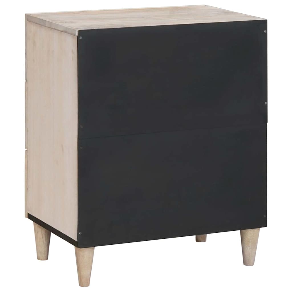Bedside Cabinet White 50 x 33 x 62 cm Engineered Wood