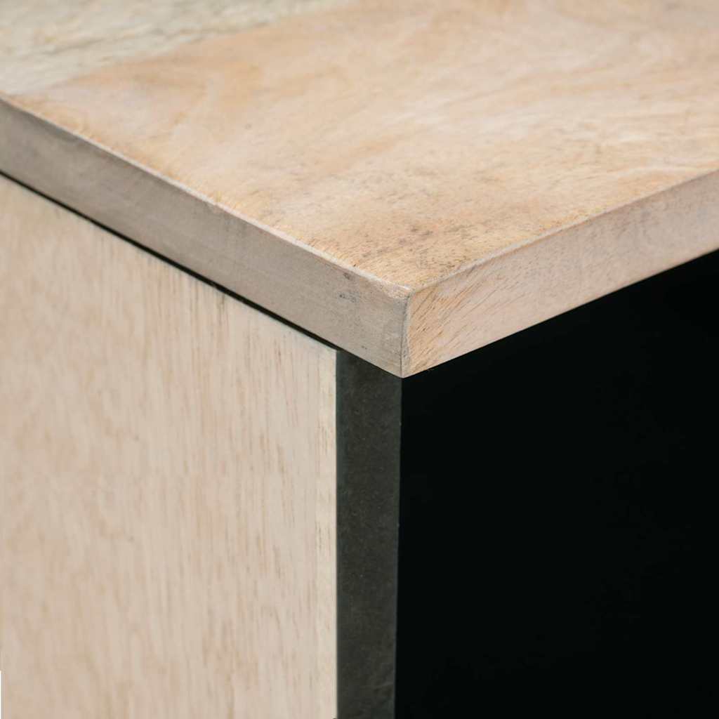 Bedside Cabinet White 50 x 33 x 62 cm Engineered Wood