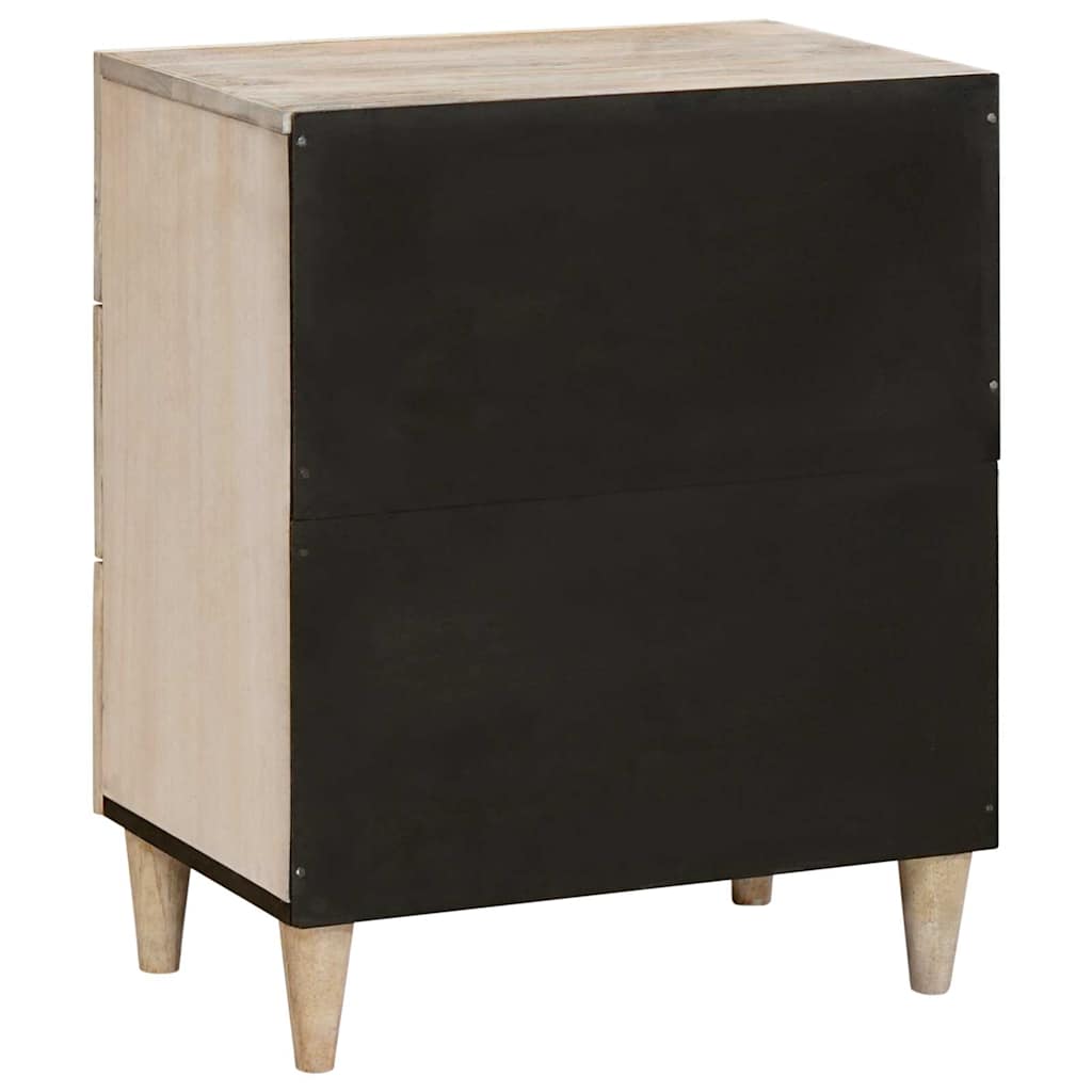 Bedside Cabinet White 50 x 33 x 62 cm Engineered Wood
