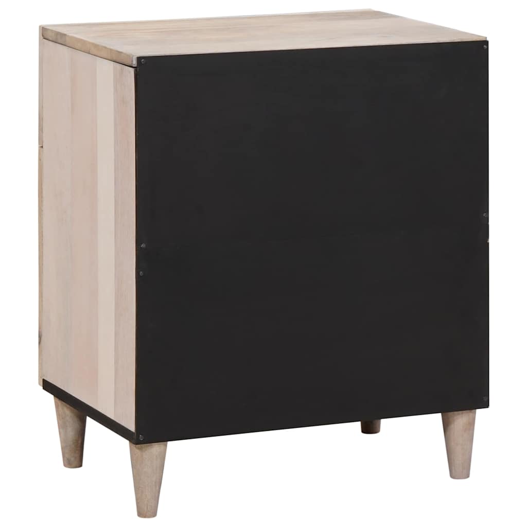 Bedside Cabinet White 50 x 33 x 60 cm Engineered Wood